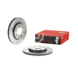 Discos Frente BREMBO Ranhurados 106 GTI/ Saxo Cup