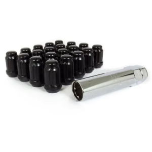 Lugnuts m12x1.5 JR HONDA Pretos