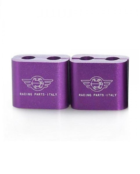 Apoios Cabos Velas Roxo 3 units