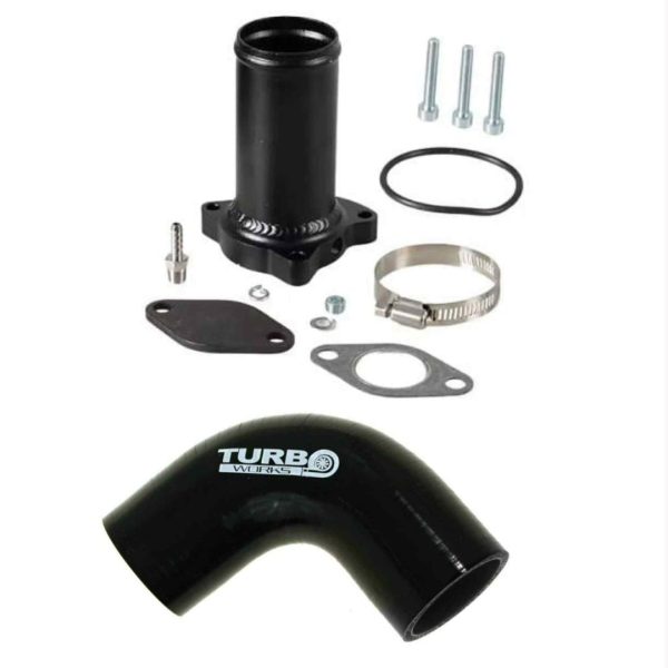 Supressor EGR 57mm PD + Tubo 90 Graus