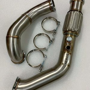 Downpipe K20/ K24 EP3 DC5 76mm V-BAND Coletor SIDEWINDER