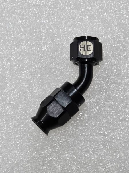 Adaptador AN8 45º Mangueira PTFE