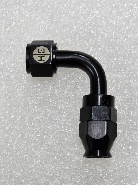 Adaptador AN8 90º Mangueira PTFE